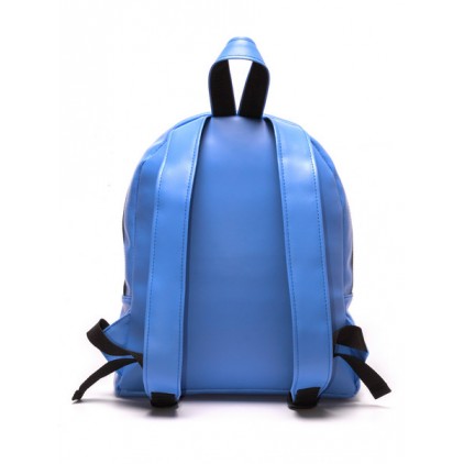 Рюкзак женский из экокожи "Леди Вишня", голубой